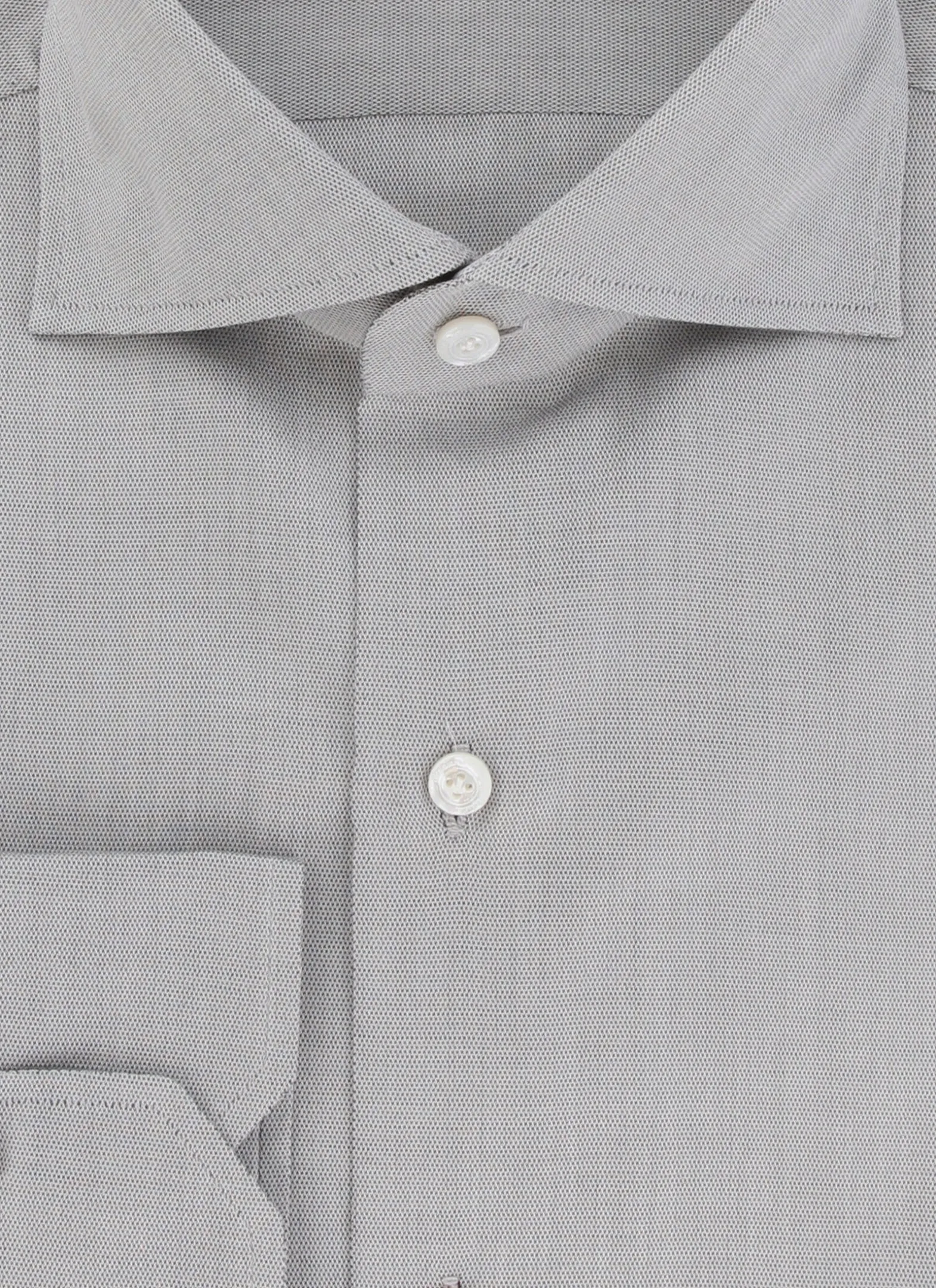 Finamore Napoli Gray Shirt - Slim