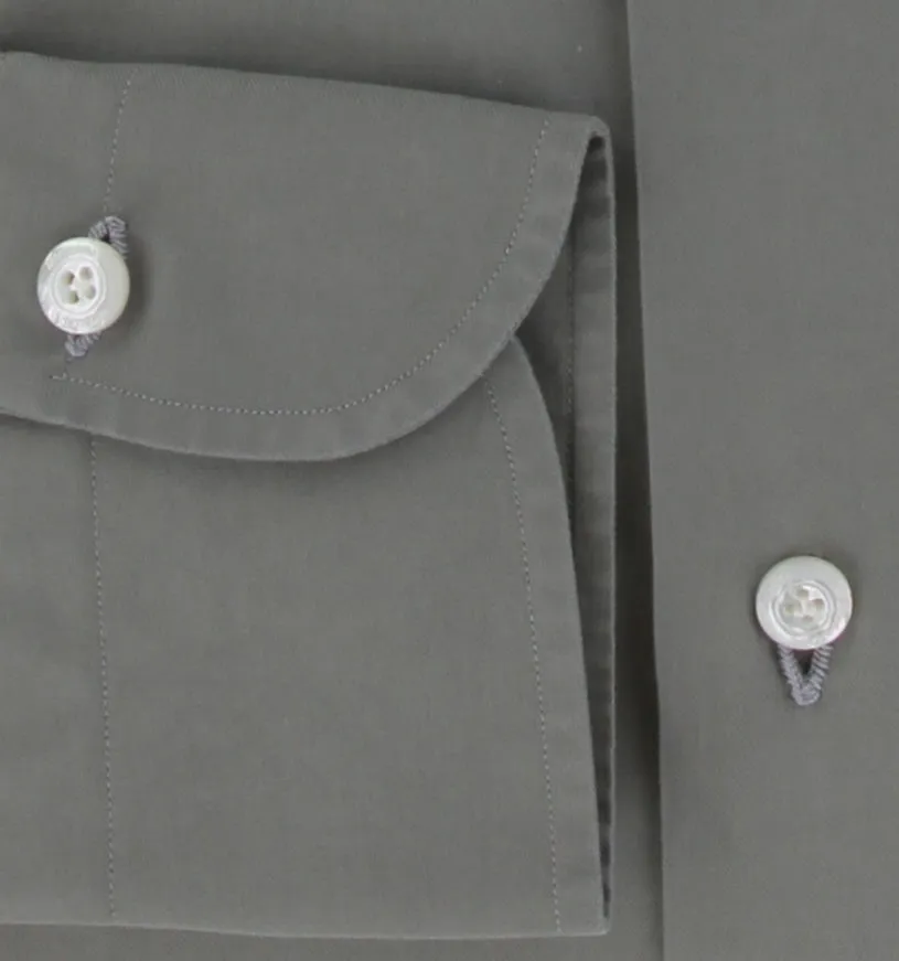 Finamore Napoli Gray Shirt - Slim