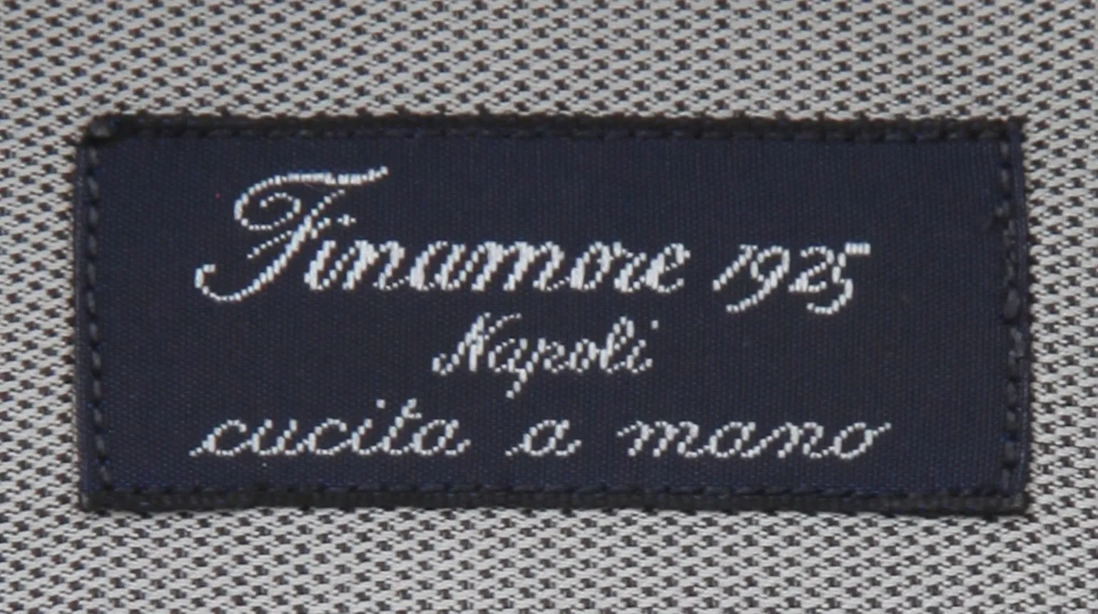 Finamore Napoli Gray Shirt - Slim