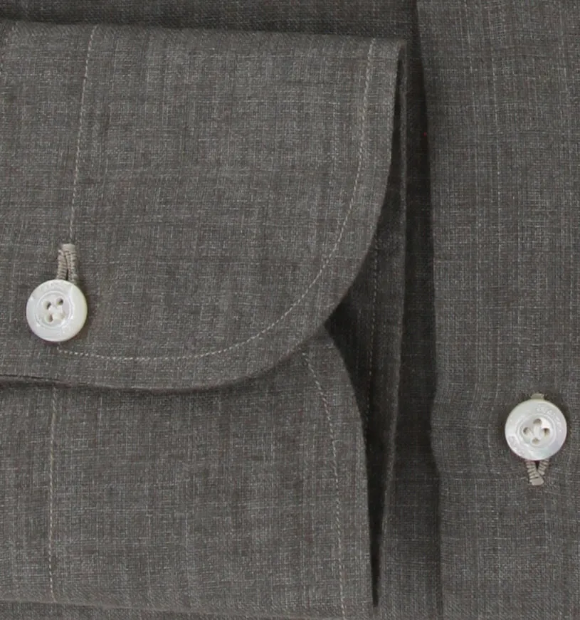 Finamore Napoli Gray Shirt - Slim