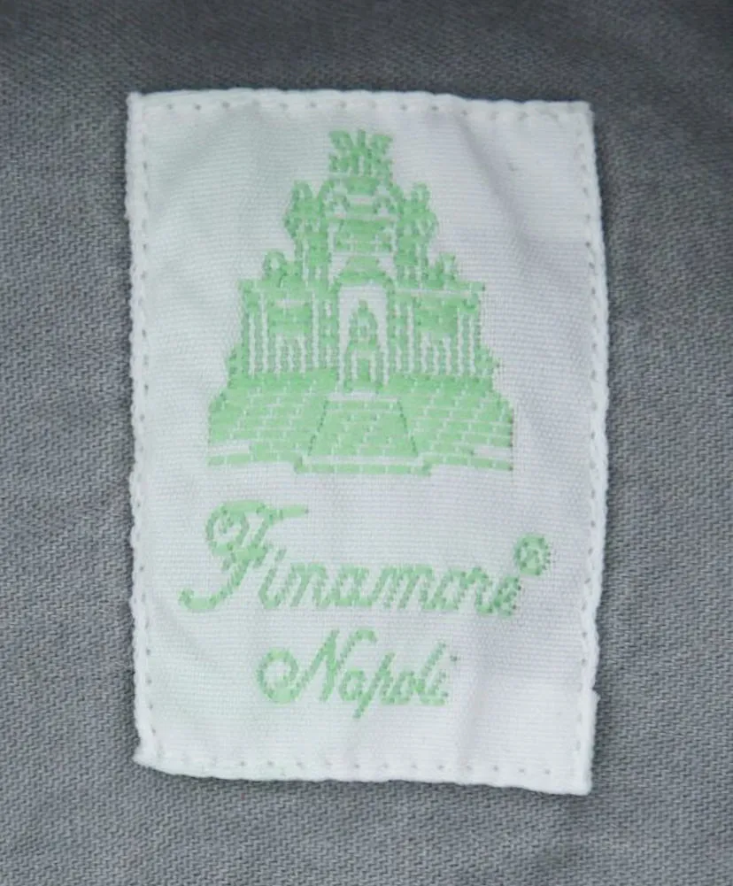 Finamore Napoli Light Gray Shirt - Extra Slim