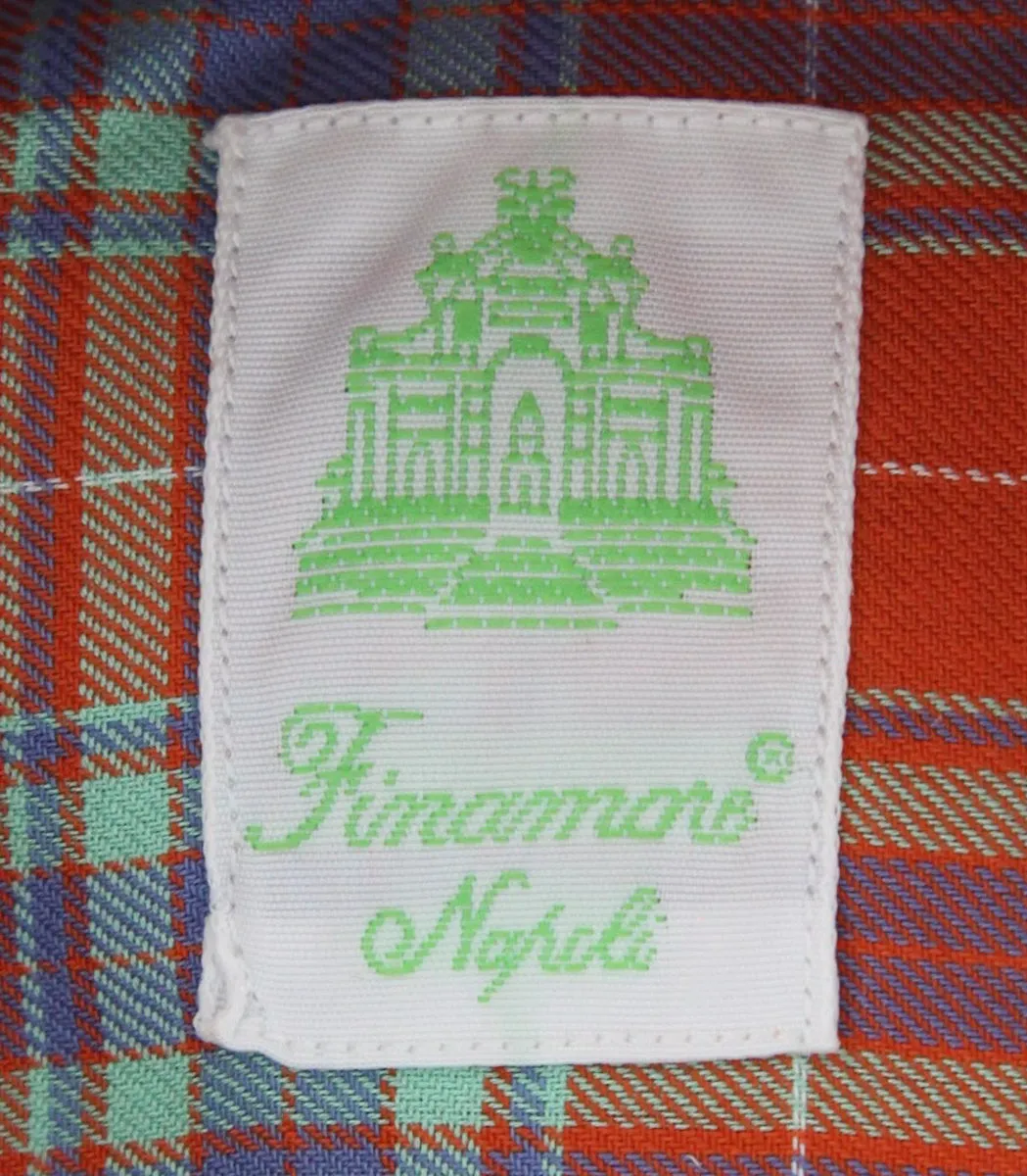 Finamore Napoli Orange Shirt - Extra Slim