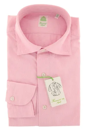 Finamore Napoli Pink Shirt - Extra Slim