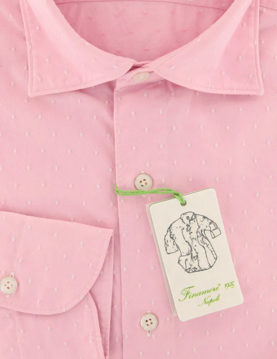 Finamore Napoli Pink Shirt - Extra Slim