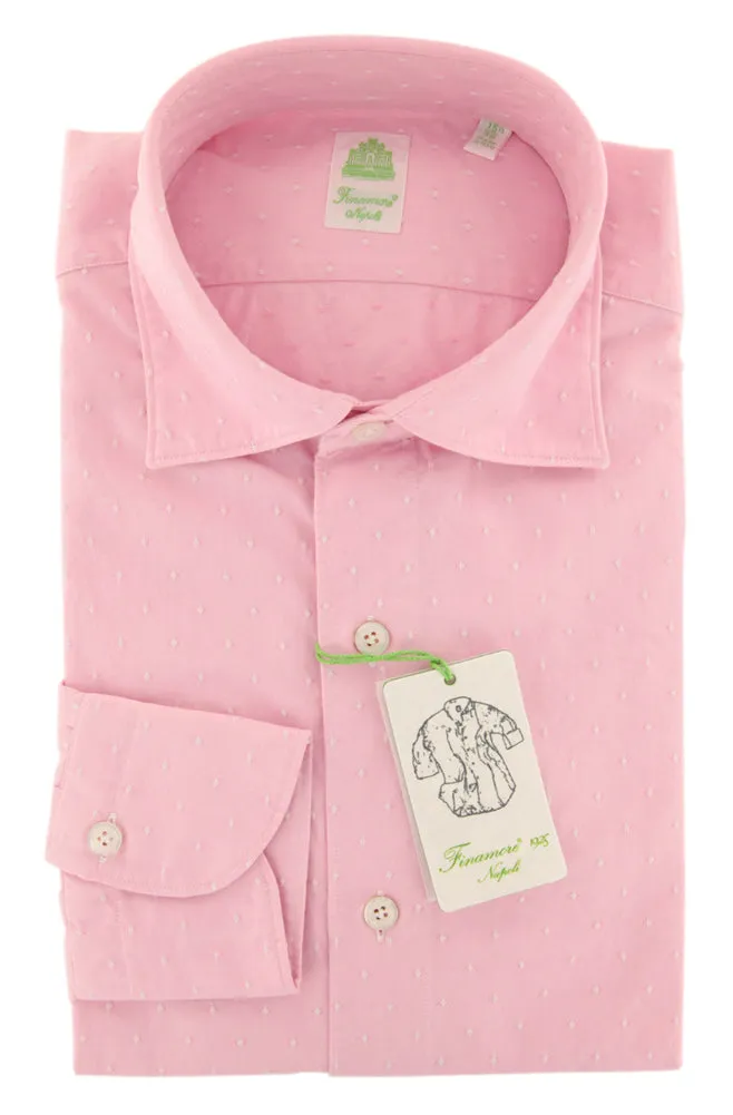 Finamore Napoli Pink Shirt - Extra Slim