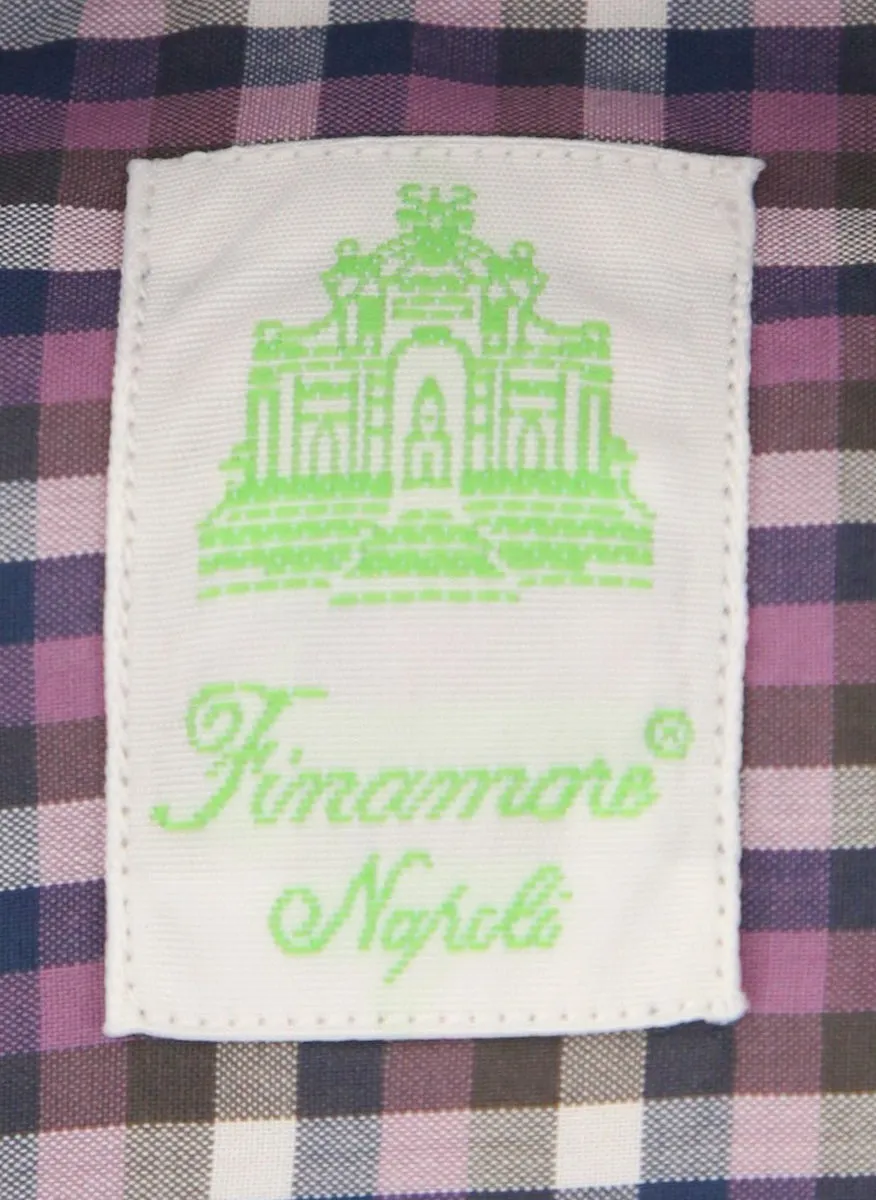 Finamore Napoli Purple Shirt - Extra Slim