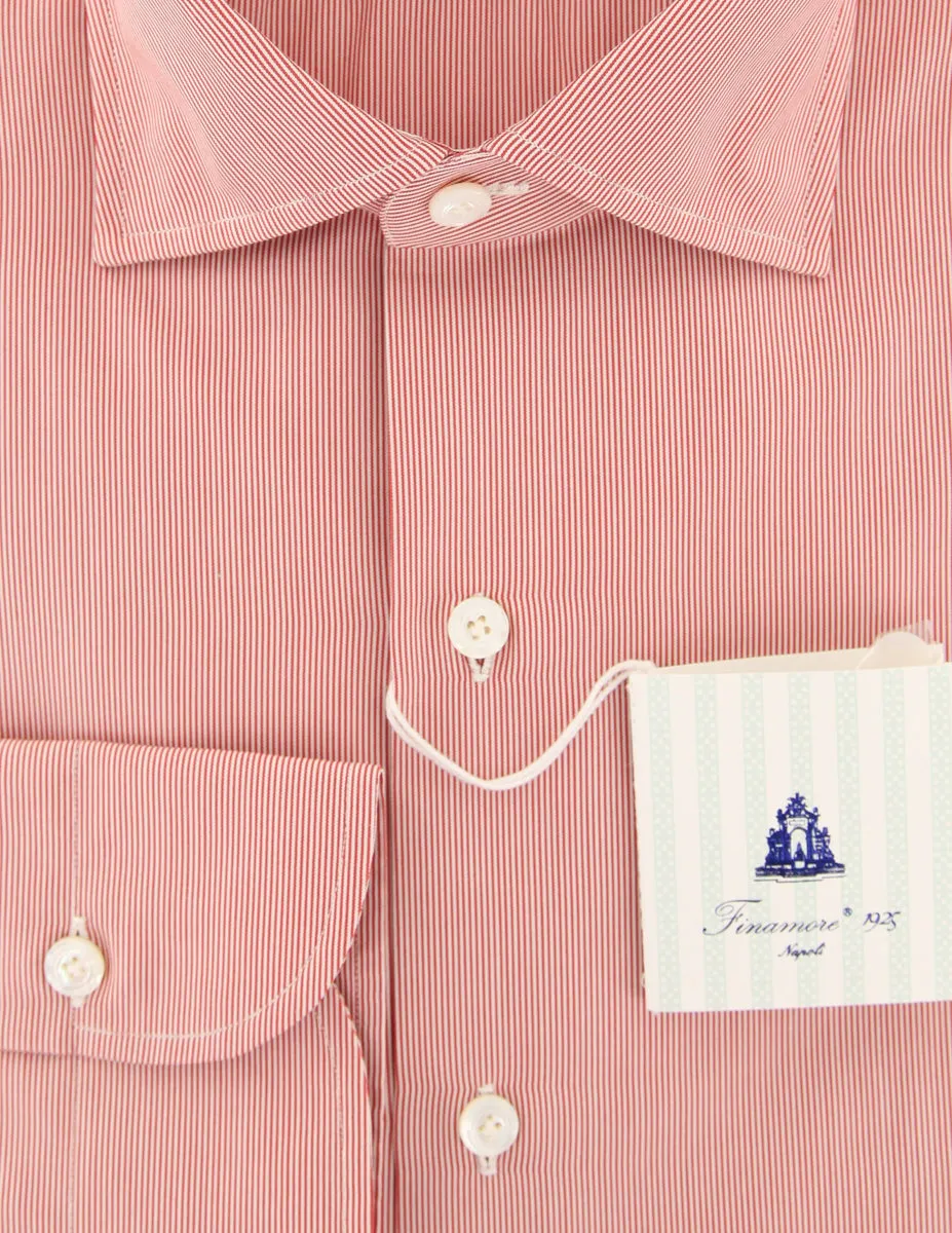 Finamore Napoli Red Shirt - Slim