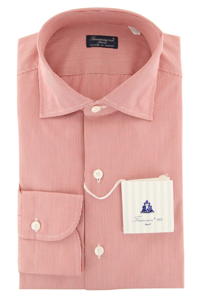 Finamore Napoli Red Shirt - Slim
