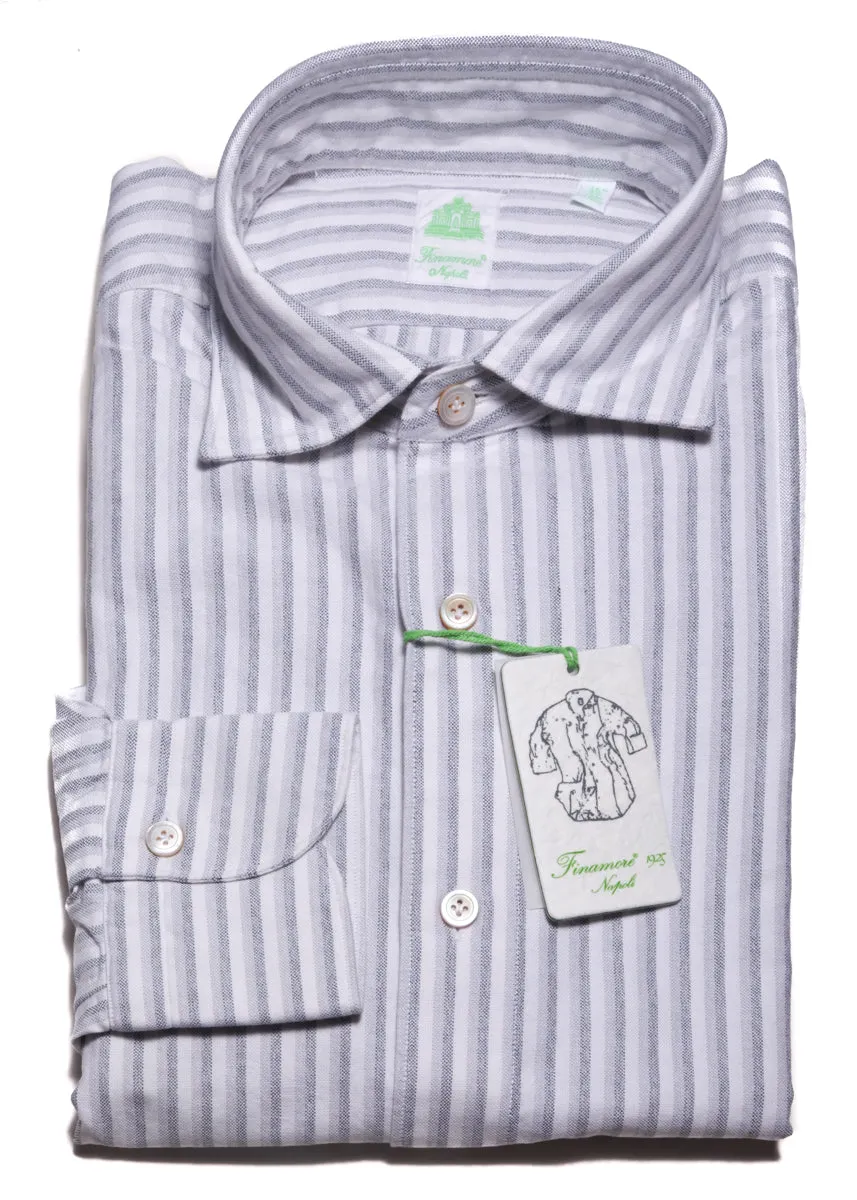 Finamore Napoli White Shirt - Extra Slim