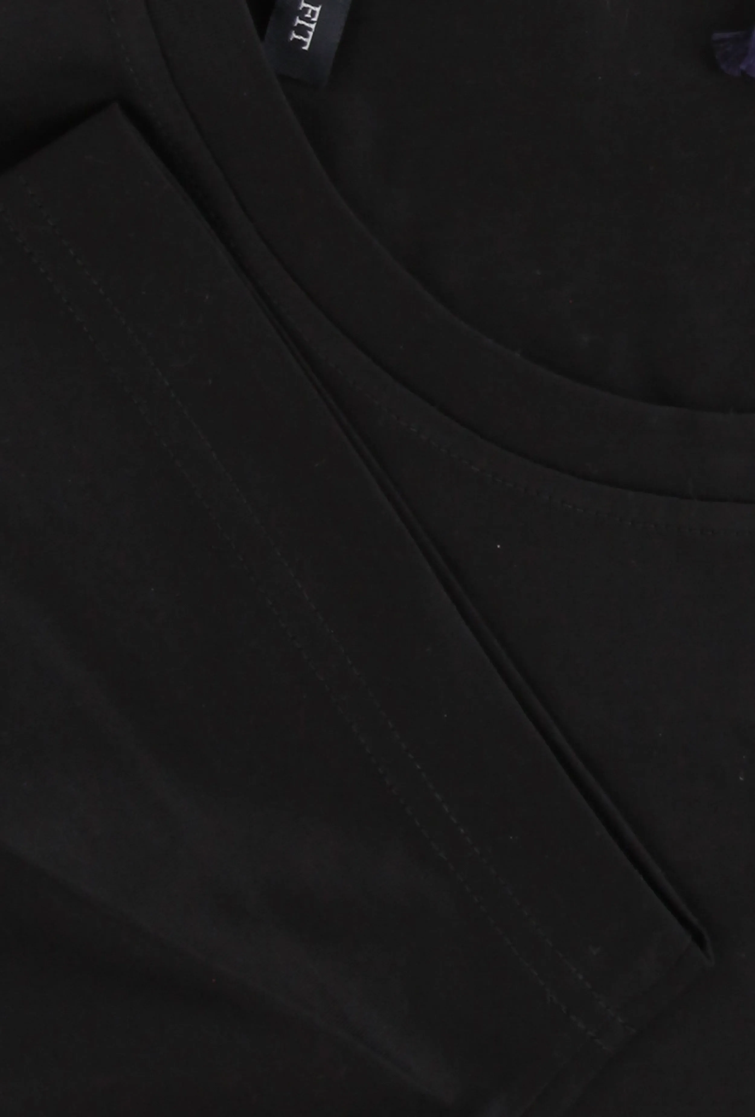 Fiori Di Lusso Black Crewneck T-Shirt