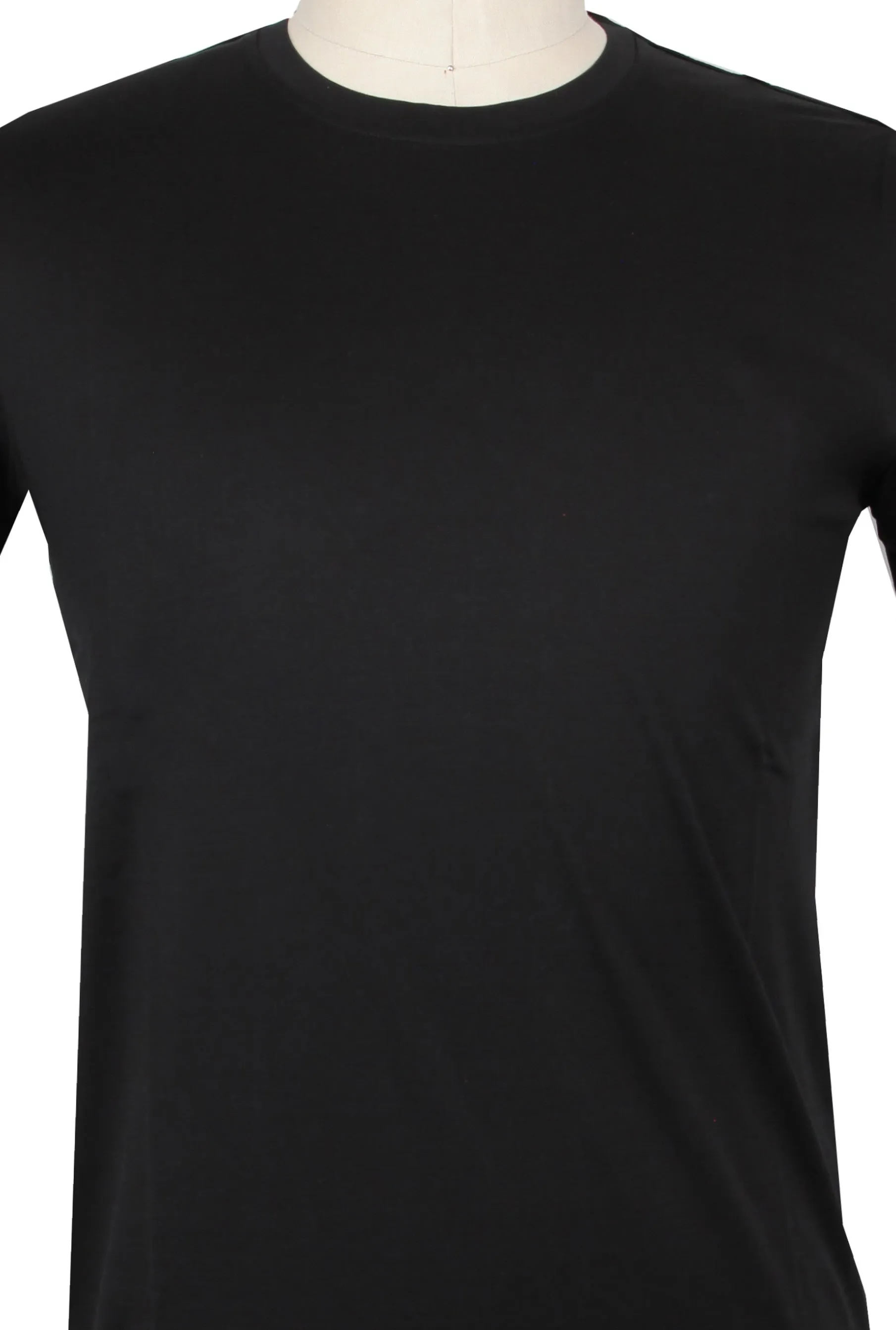 Fiori Di Lusso Black Crewneck T-Shirt