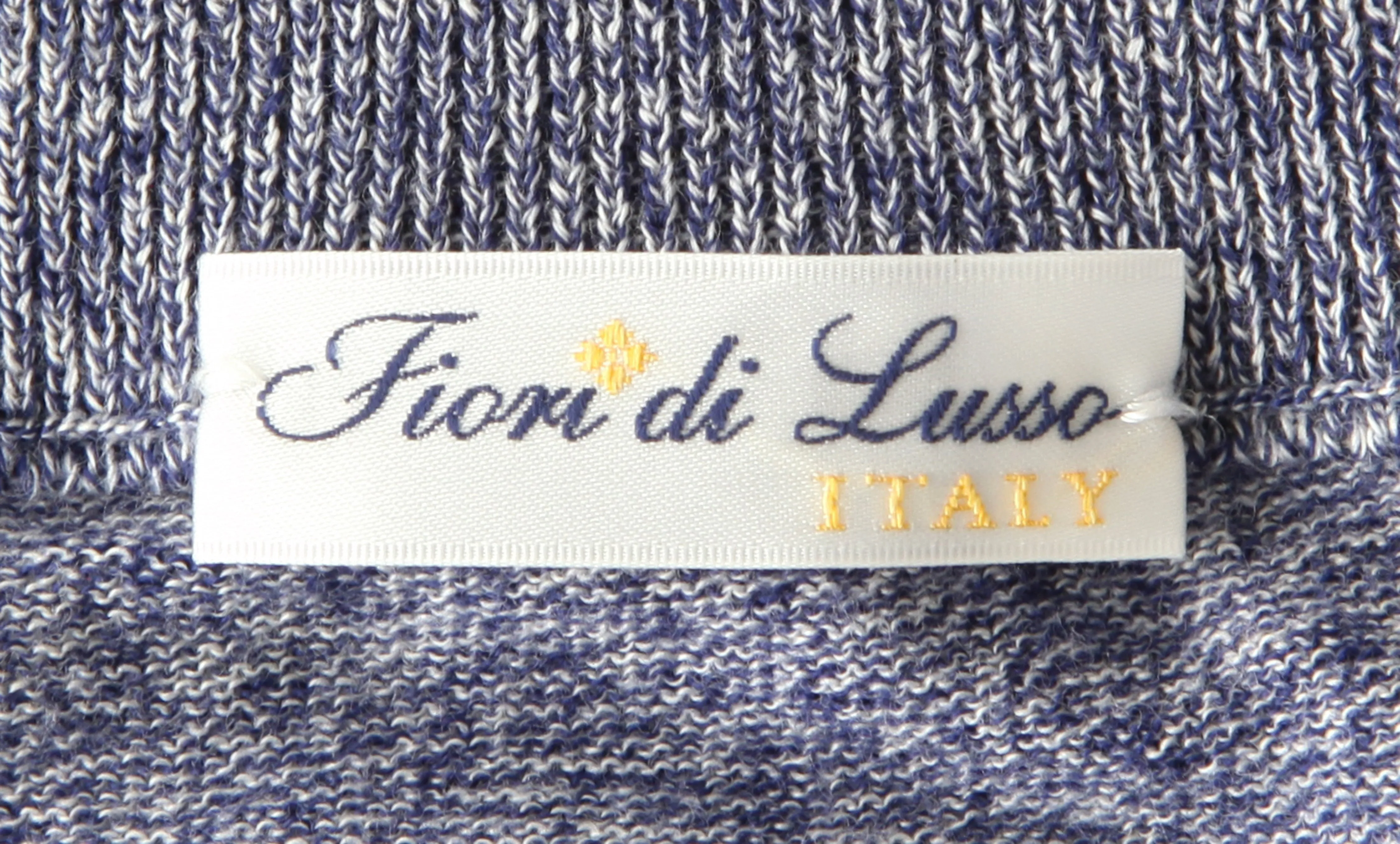 Fiori Di Lusso Blue Funnel Sweater