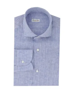 Fiori Di Lusso Blue Shirt - Slim
