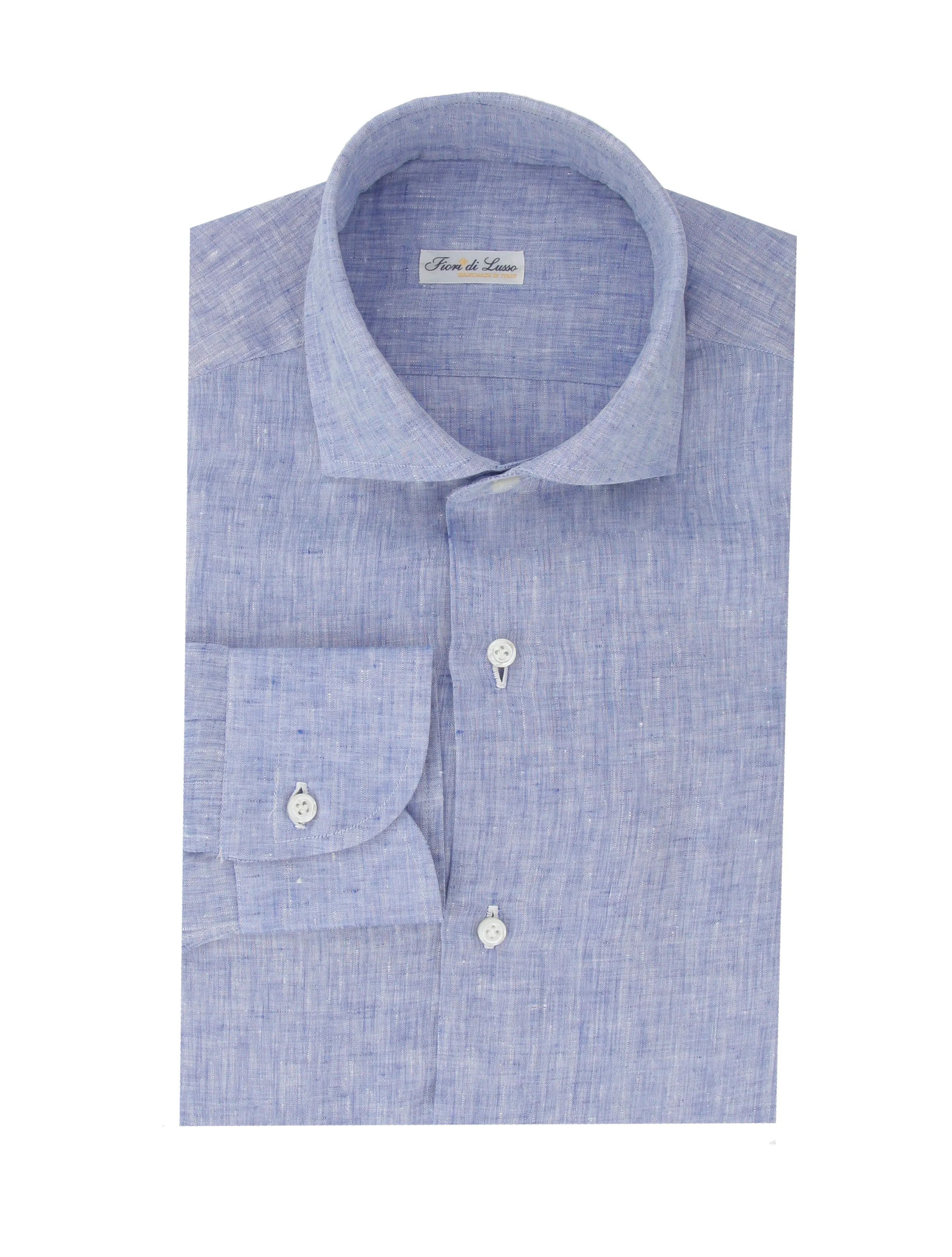 Fiori Di Lusso Blue Shirt - Slim