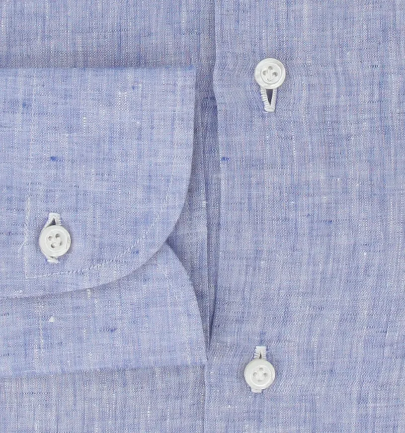 Fiori Di Lusso Blue Shirt - Slim