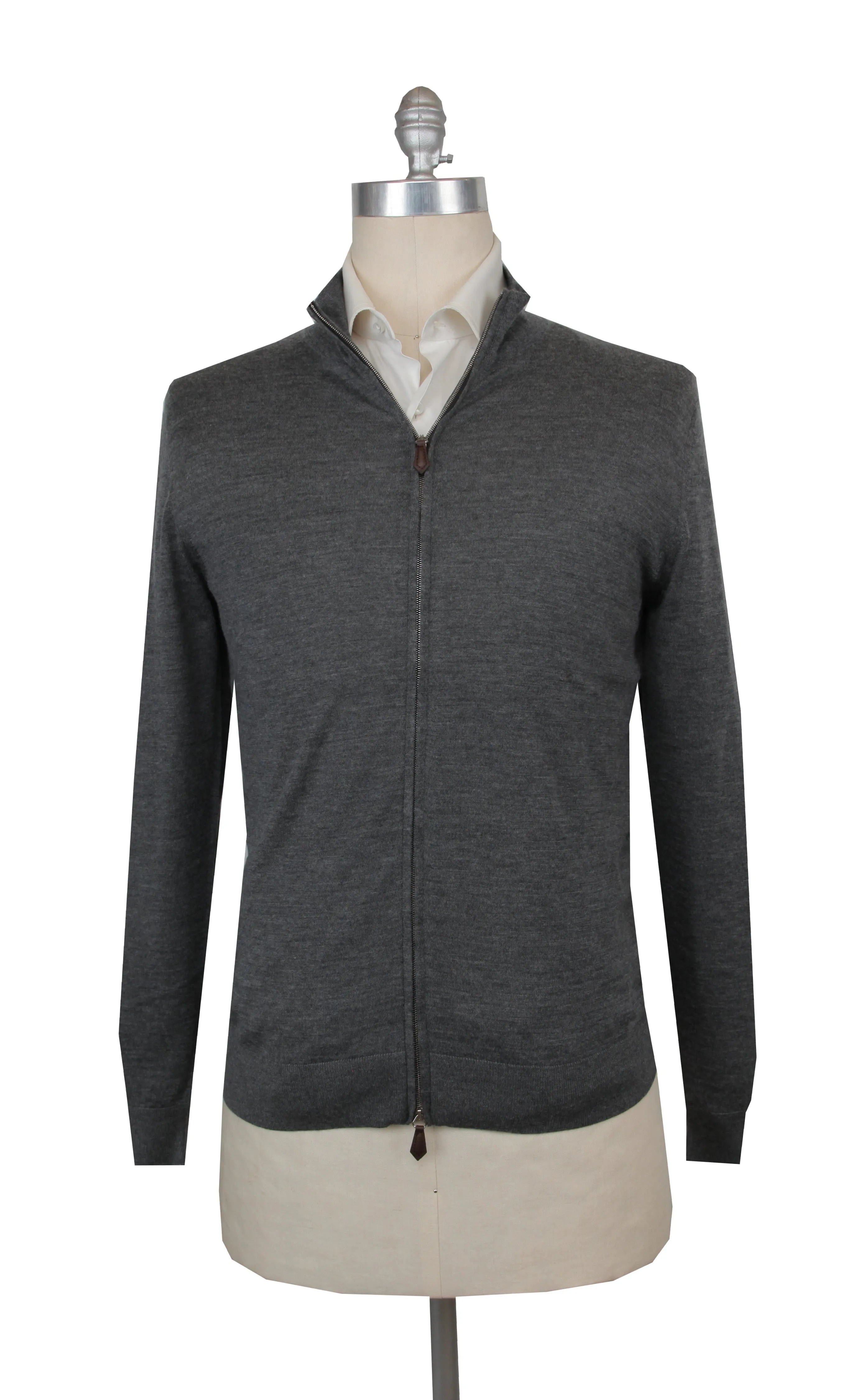 Fiori Di Lusso Dark Gray Funnel Jacket