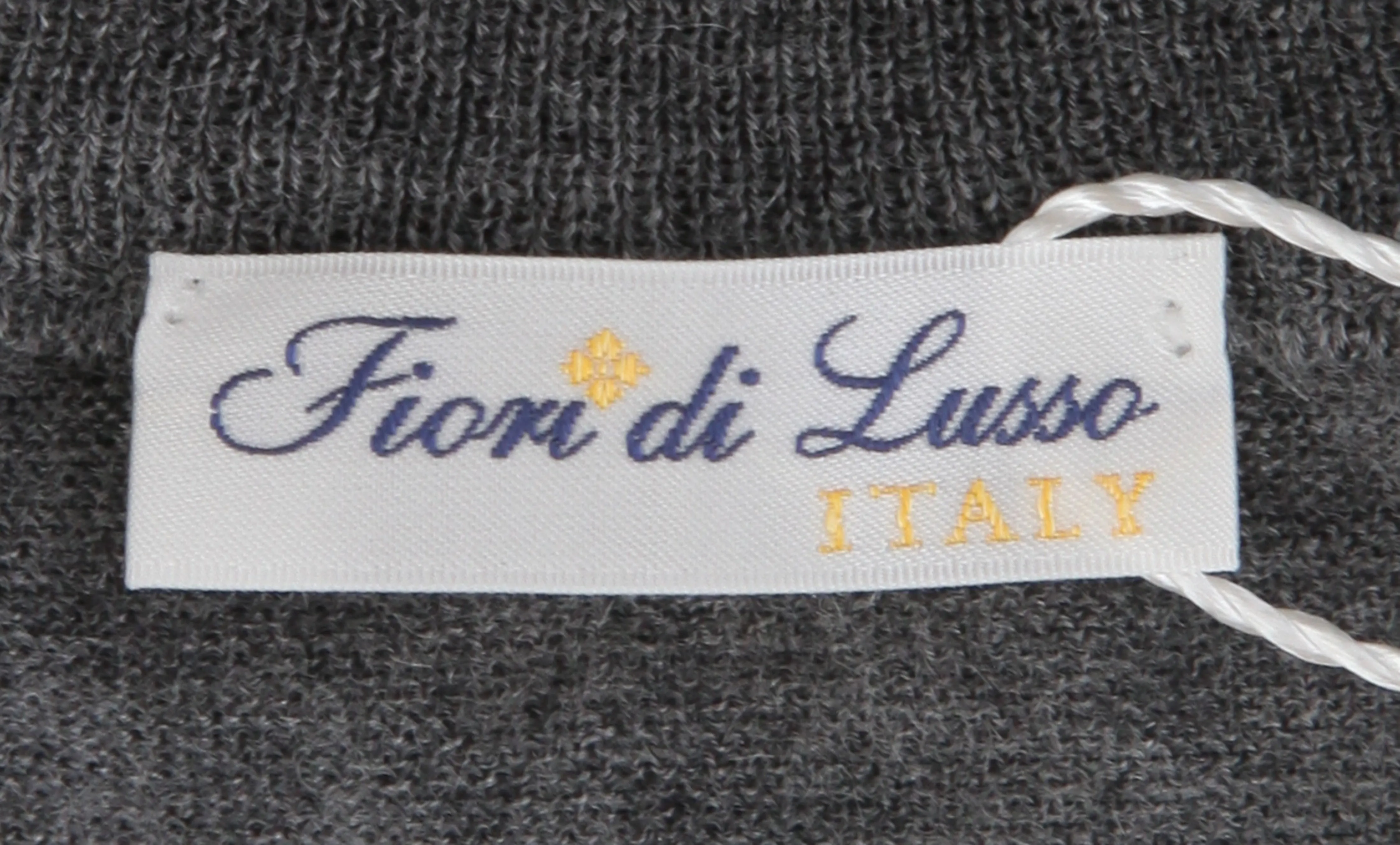 Fiori Di Lusso Dark Gray Funnel Jacket