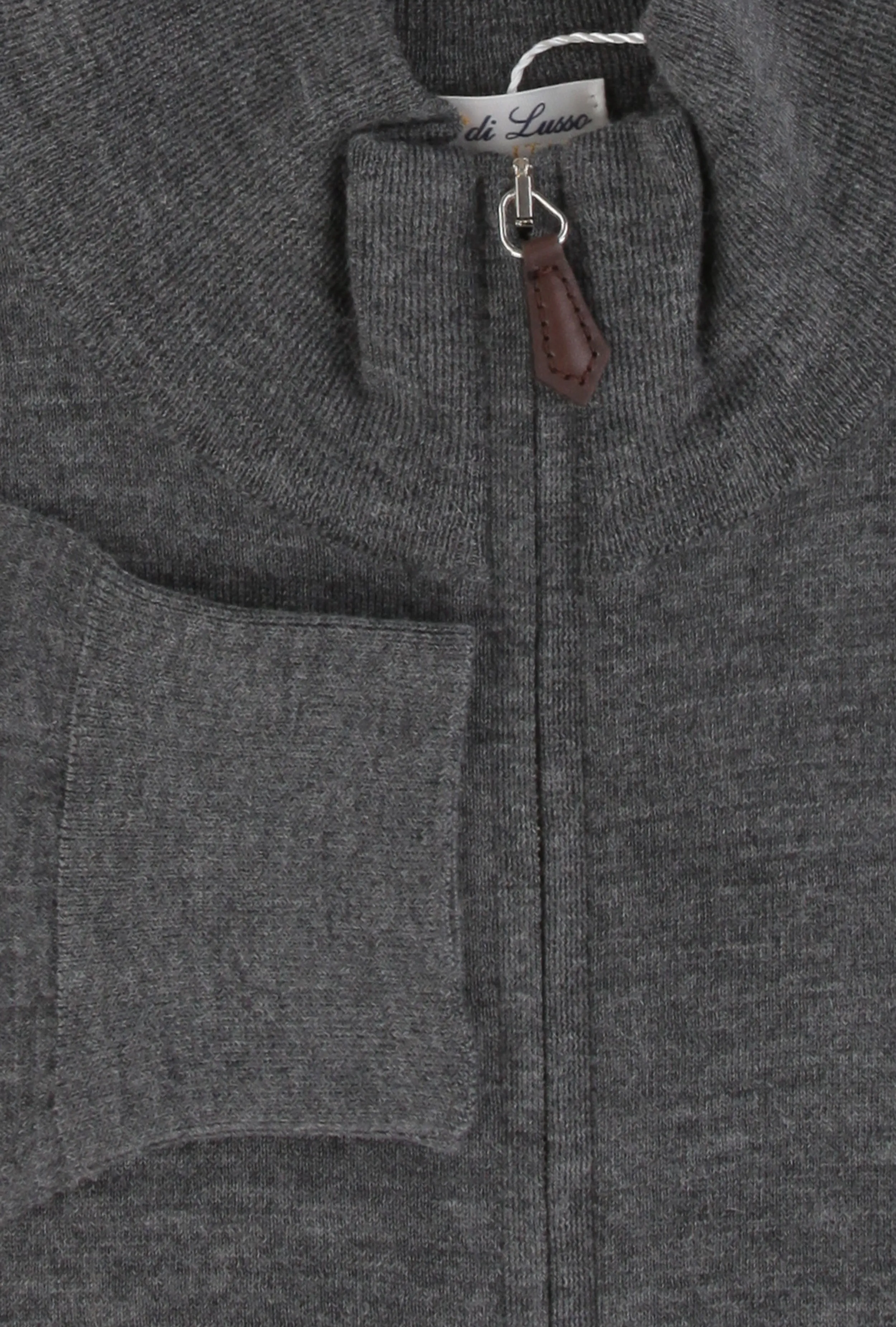 Fiori Di Lusso Dark Gray Funnel Jacket