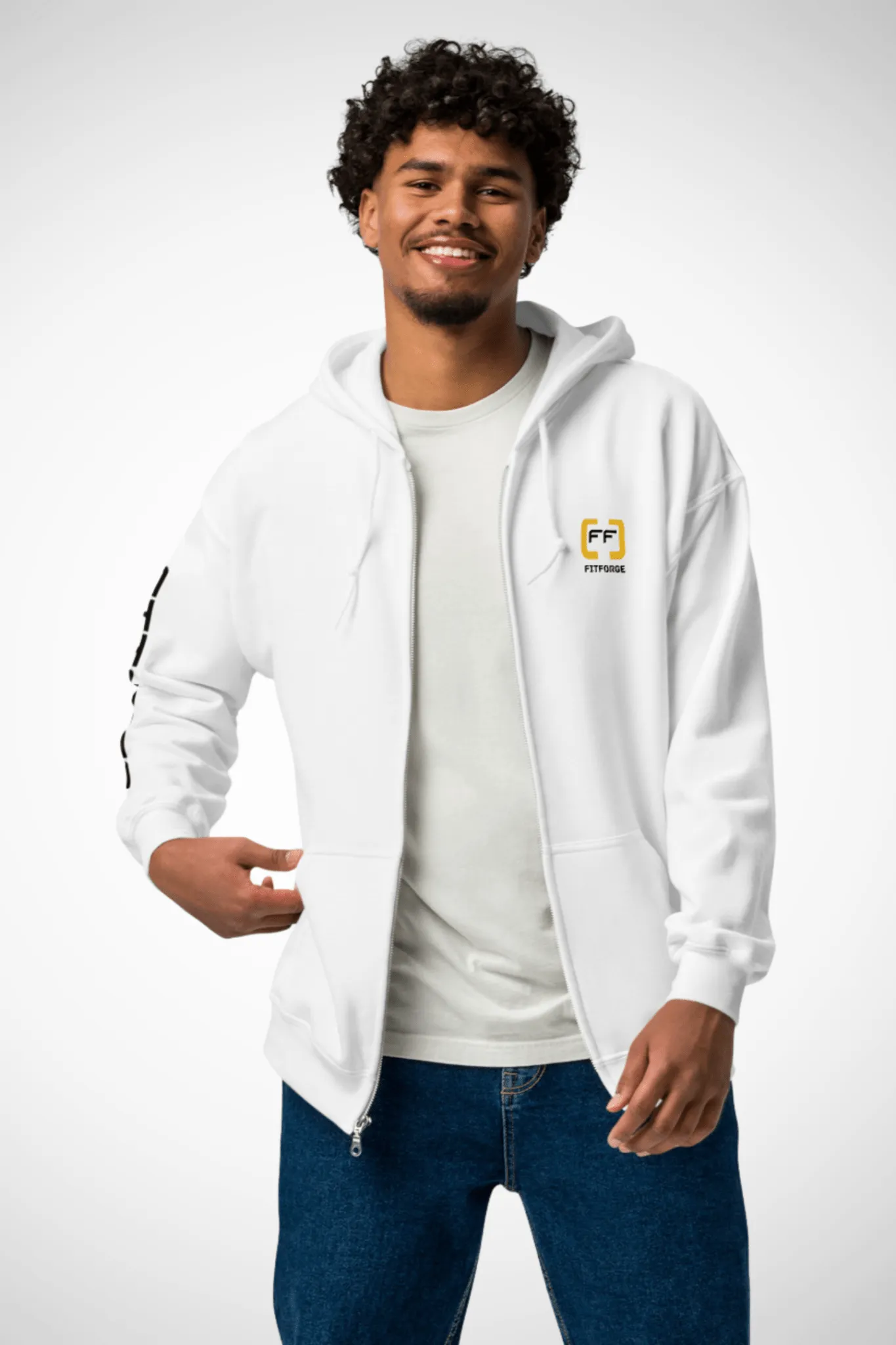 FitForge Men's Zippered Hoodie - Legacy