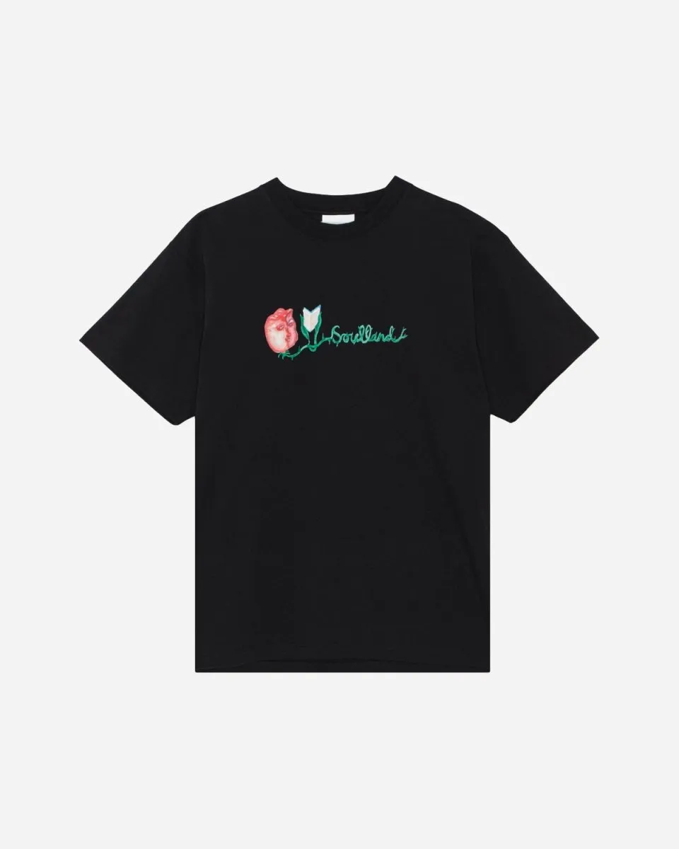 Flower Logo T-shirt - Black