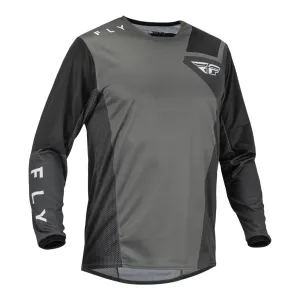 Fly Racing 2023 Kinetic Jet Jersey - Grey / Dark Grey / Black
