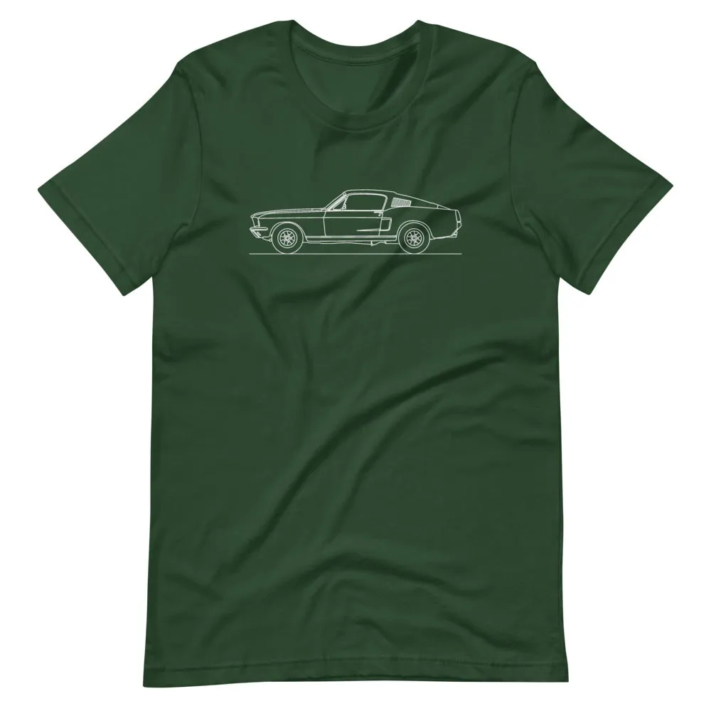 Ford Mustang GT500 1st Gen Silhouette T-shirt