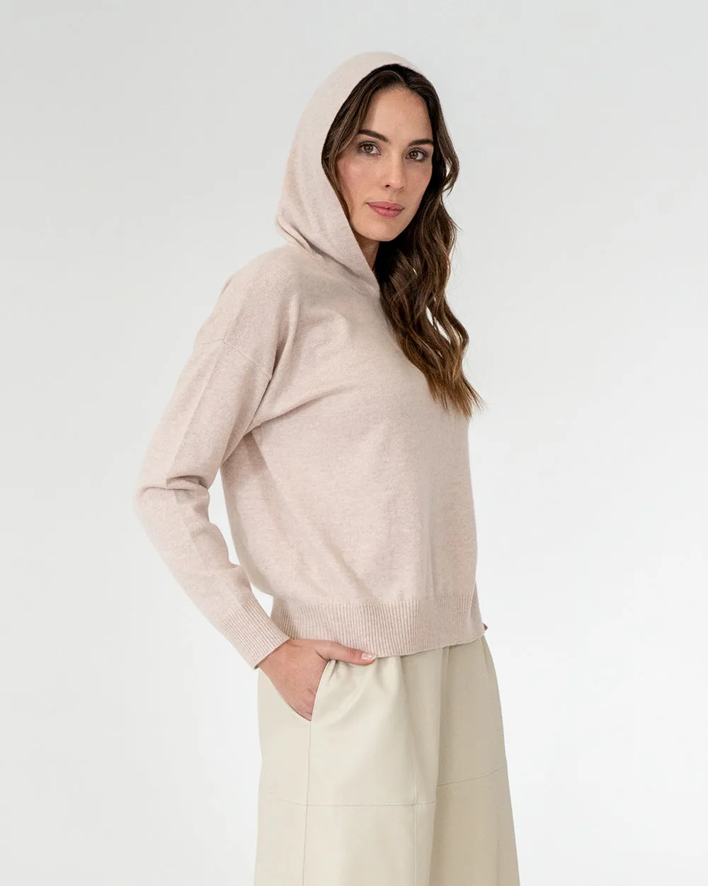 Fort Knit Hoodie - Blush