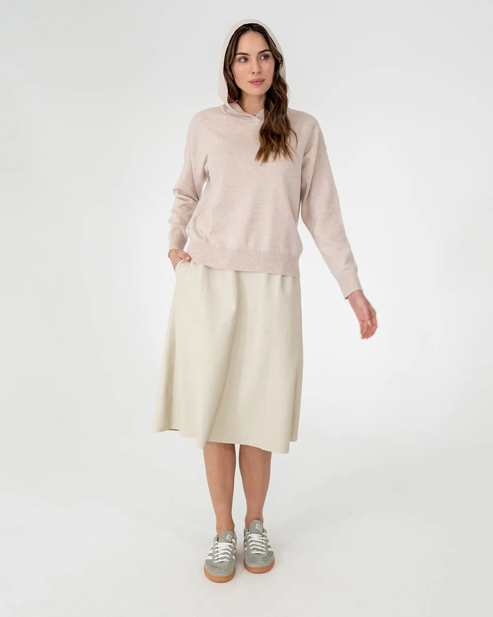 Fort Knit Hoodie - Blush