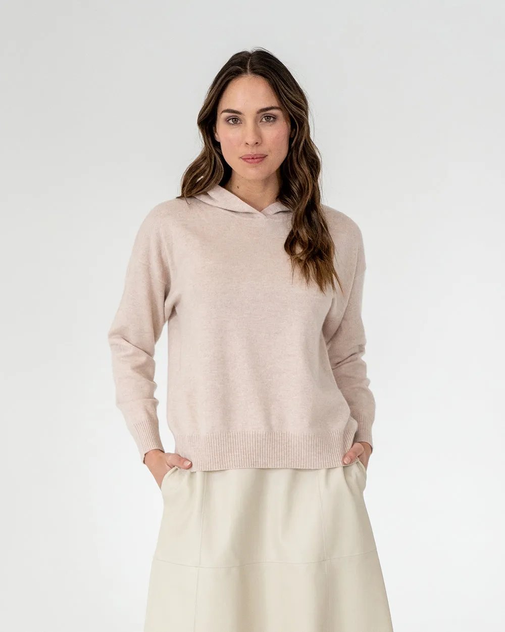 Fort Knit Hoodie - Blush