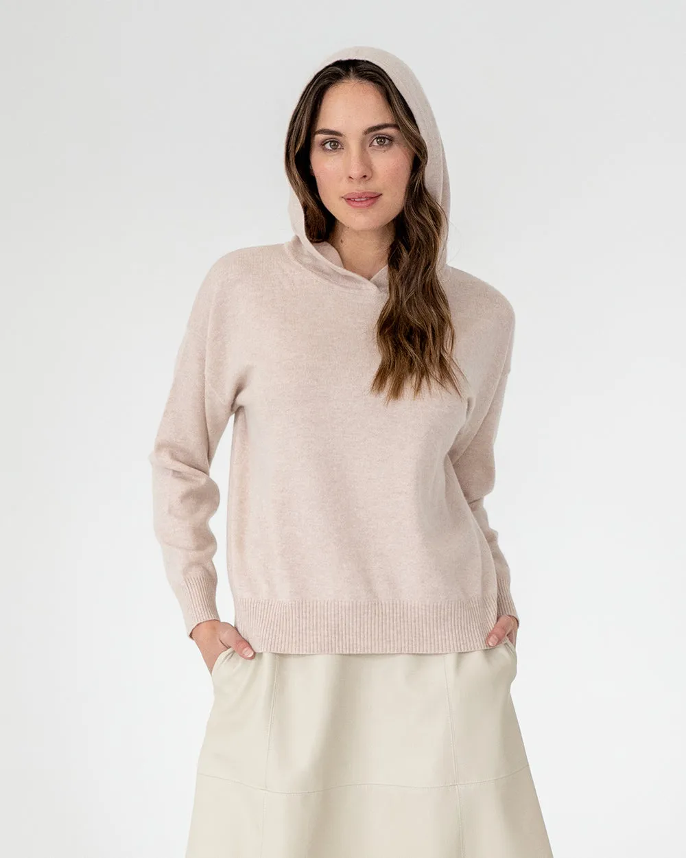 Fort Knit Hoodie - Blush