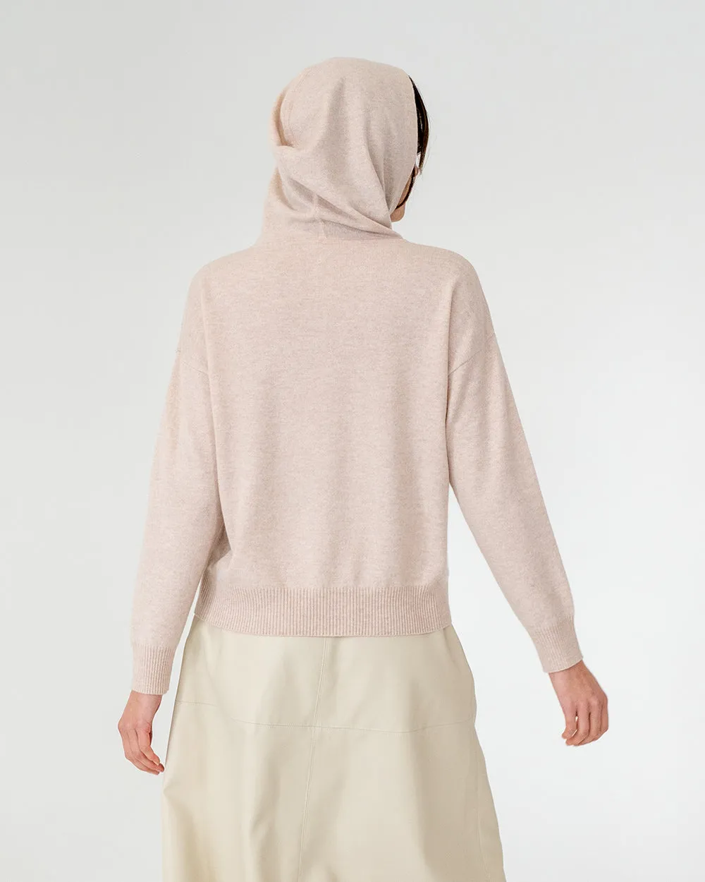 Fort Knit Hoodie - Blush