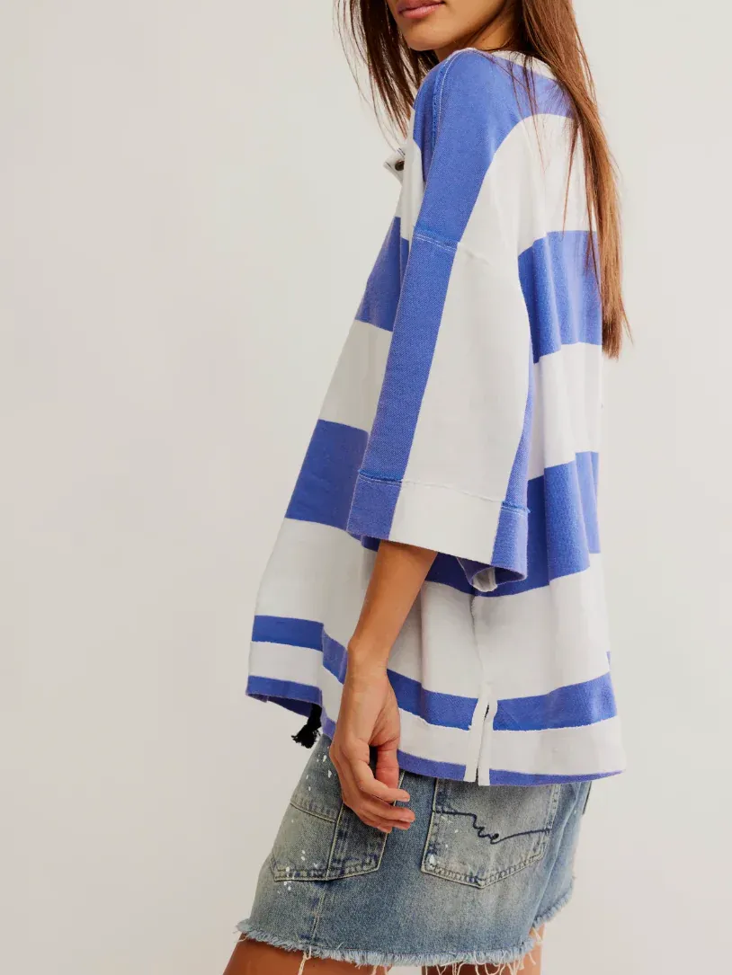Free People - Wonderful Tee - Blue Combo