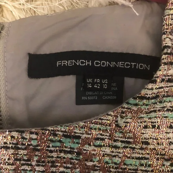French Connection Sunlight Summer Metallic Tweed