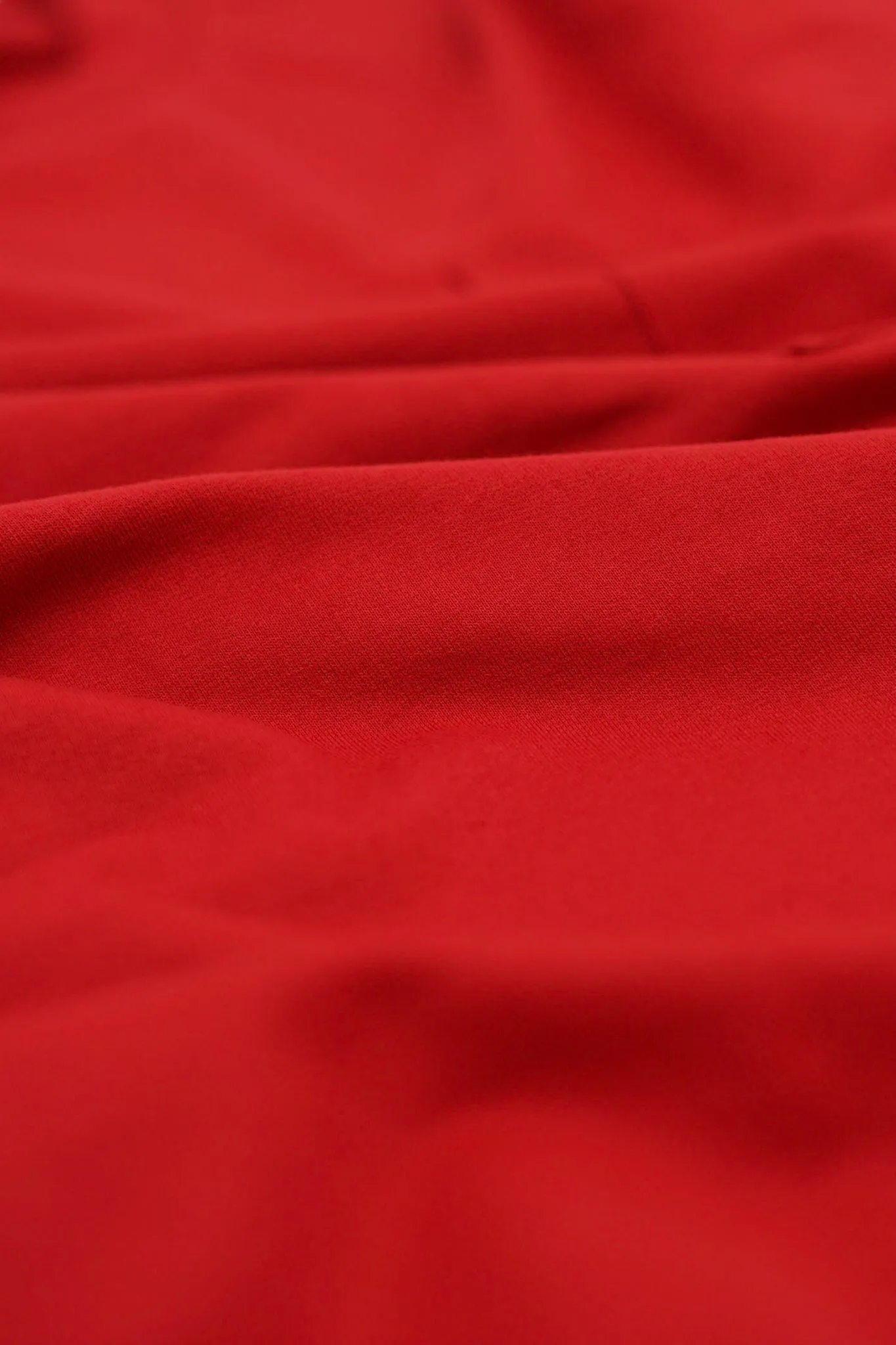 FRENCH TERRY FADED RED POCKET OVERSIZED TEE