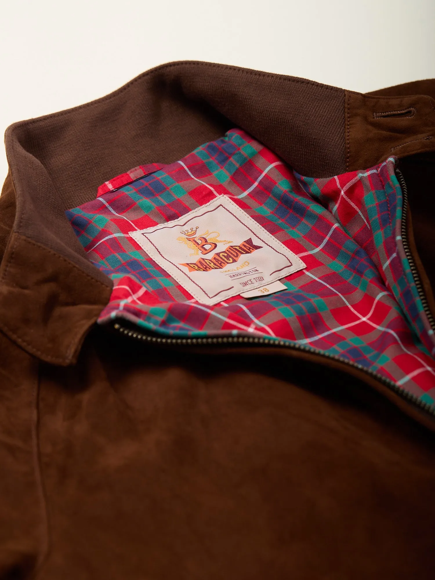 G9 Suede Jacket Chocolate