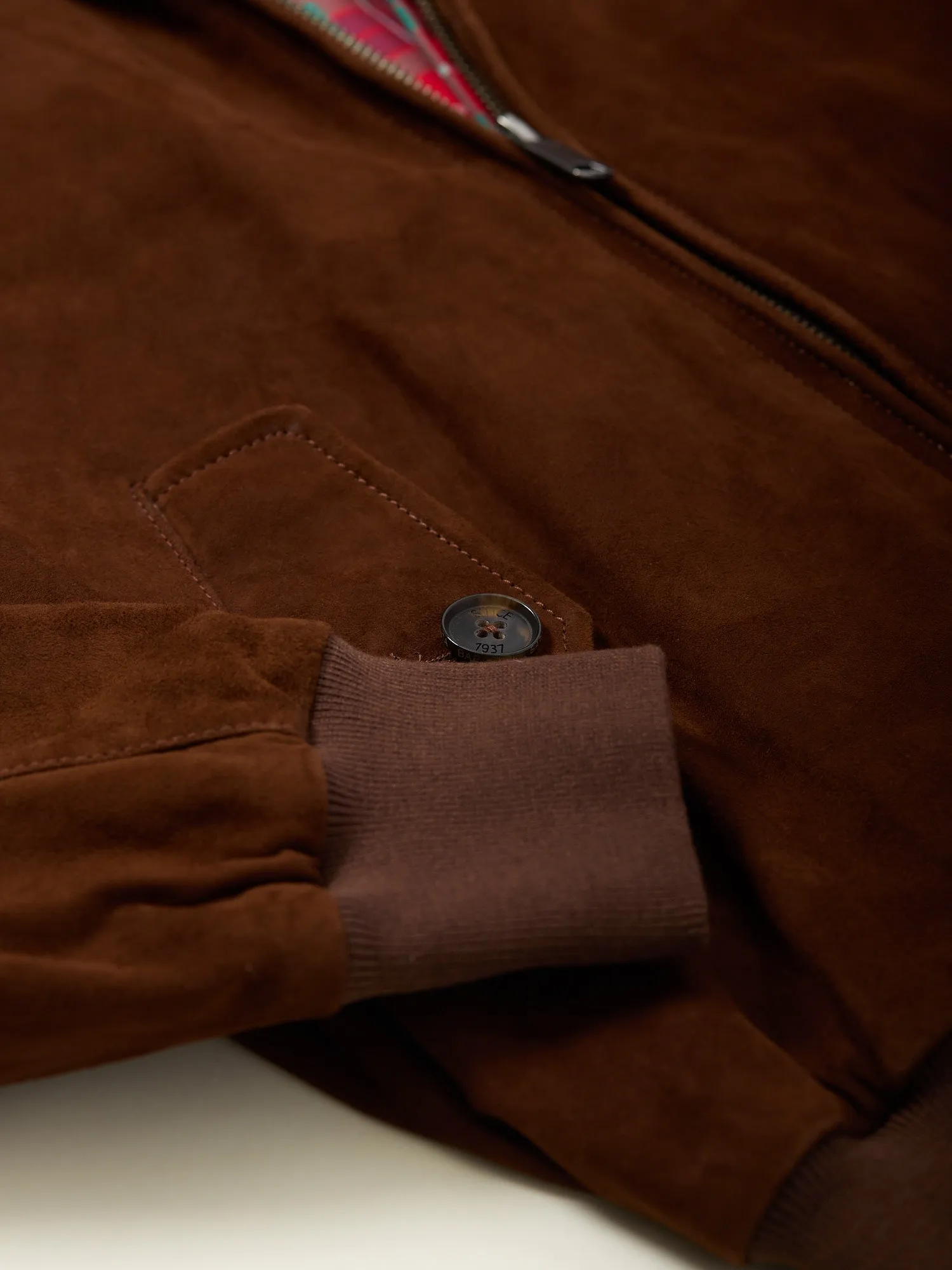G9 Suede Jacket Chocolate