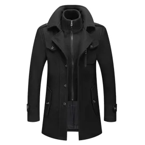 Geoffrey | Elite Men's Sleek Trench Coat