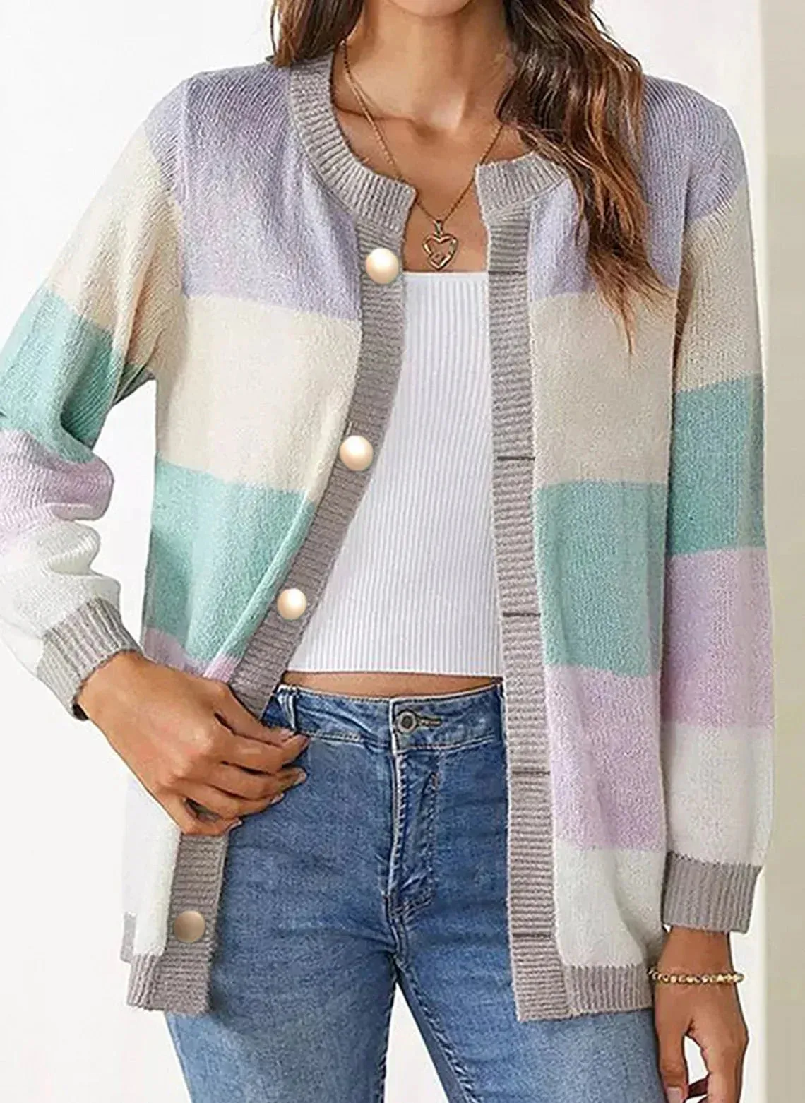 GEORGINA - STYLISH KNIT CARDIGAN