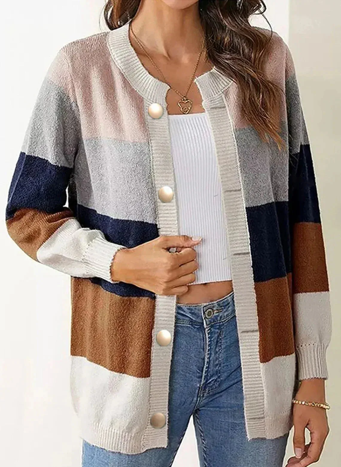 GEORGINA - STYLISH KNIT CARDIGAN
