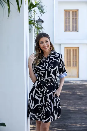 Gia Smart Dress - Black