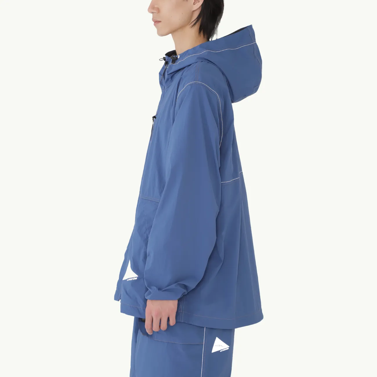 Gramicci x And Wander Brushed Nylon Jacket - Blue