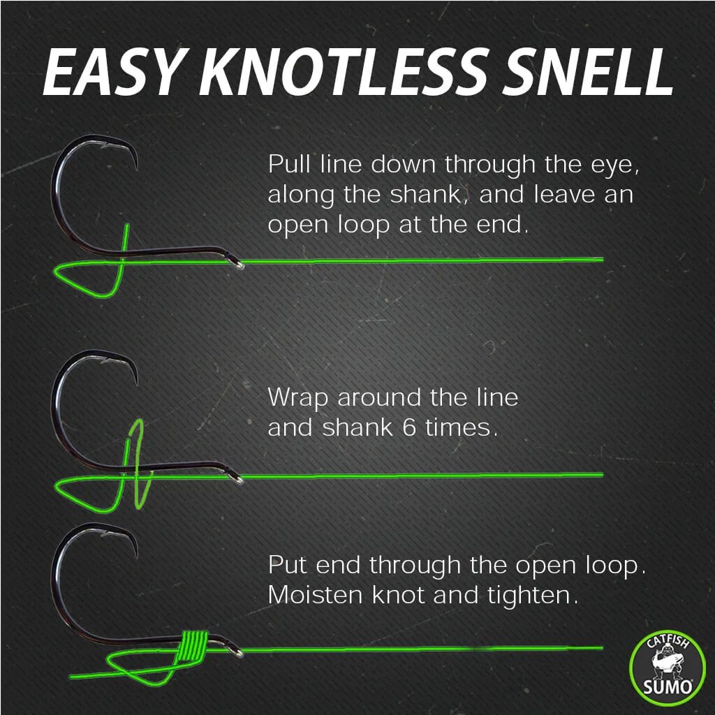 Hangry Hooks™, Premium Circle Hooks for Trophy Catfish
