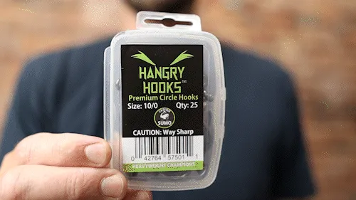 Hangry Hooks™, Premium Circle Hooks for Trophy Catfish
