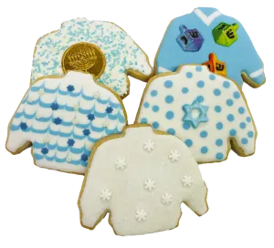 Hanukkah Ugly Sweater Cookies