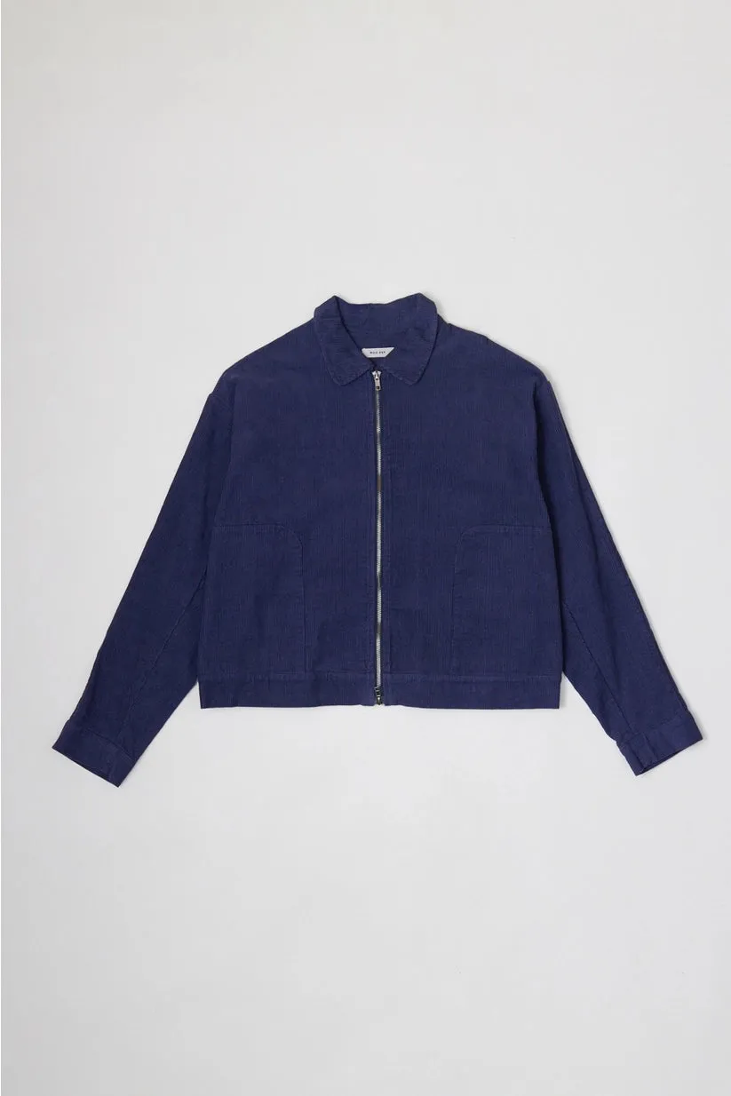 hayden relaxed corduroy jacket - dark purple