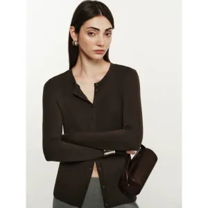 Henley Neck Cardigan