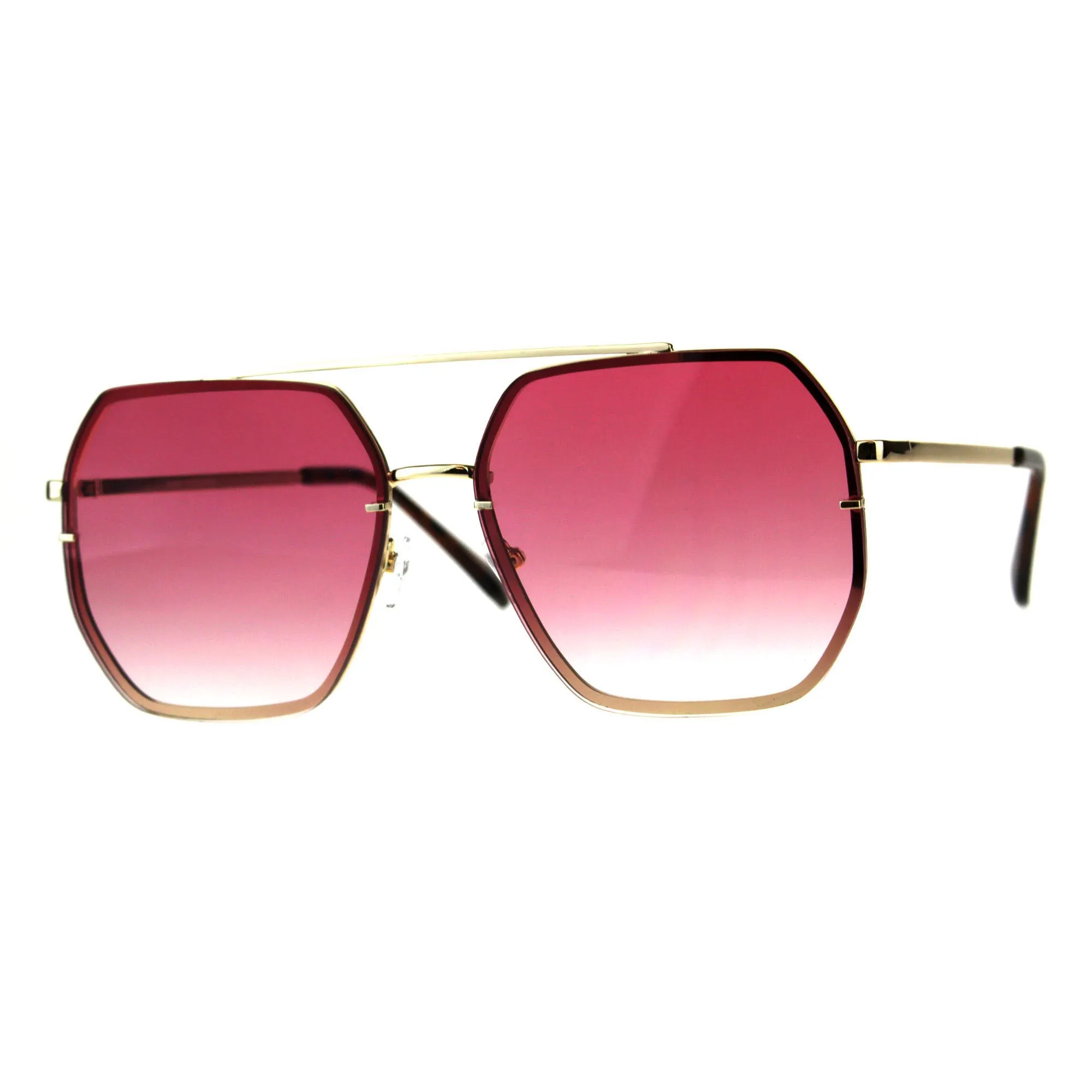 Hepta-Square Pilot Sunglasses