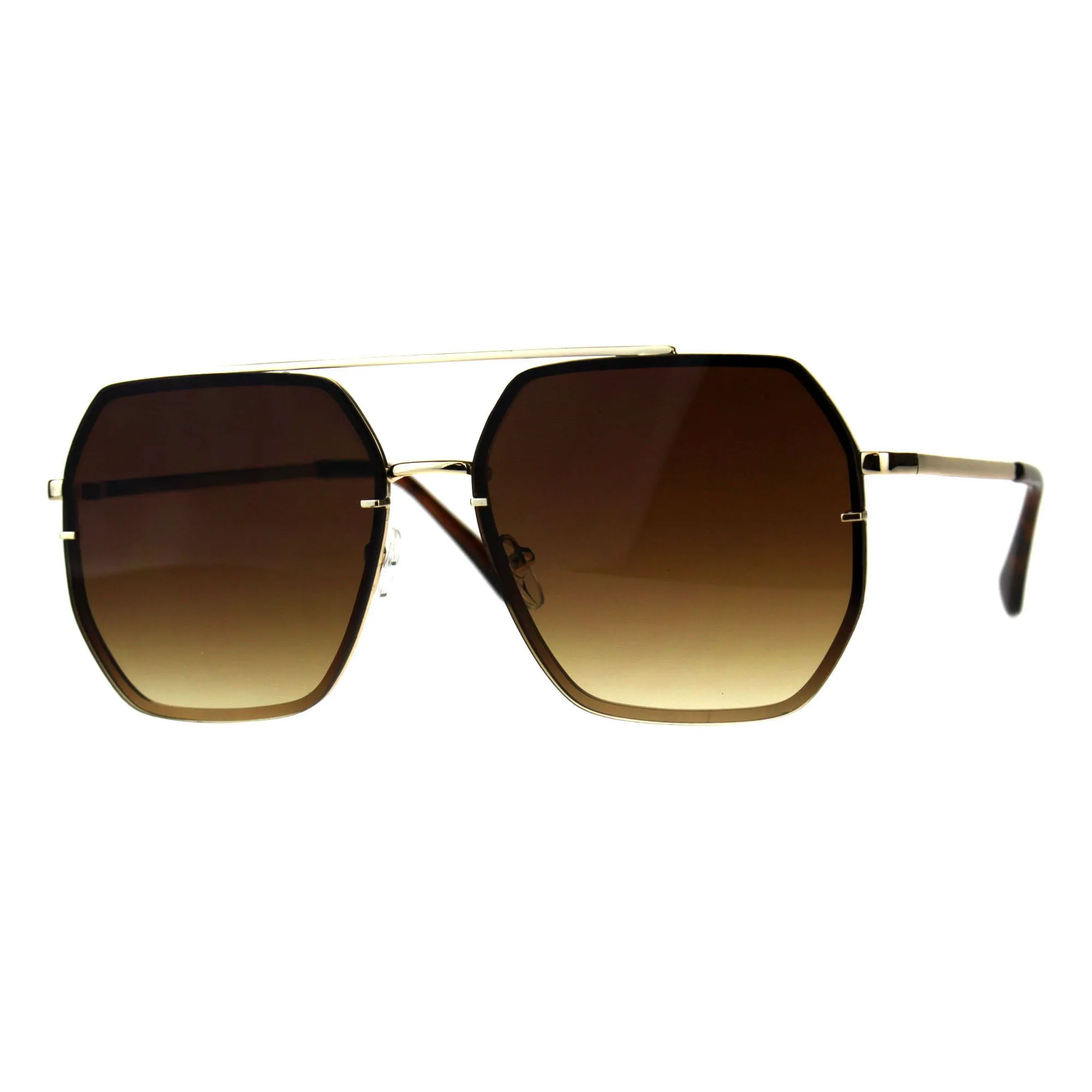 Hepta-Square Pilot Sunglasses