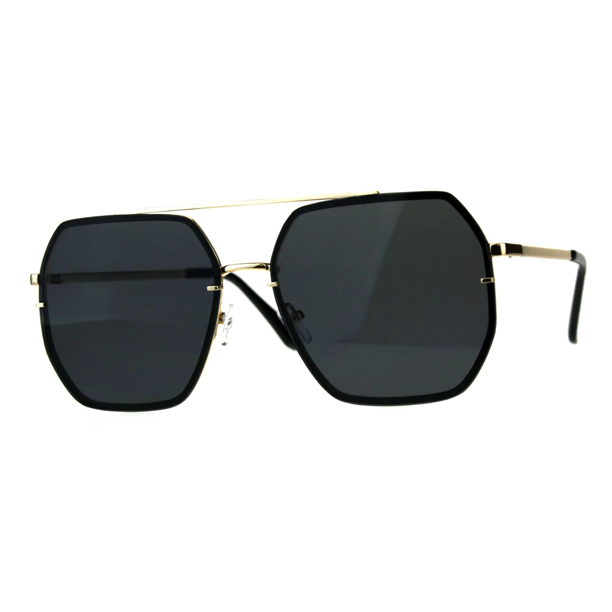 Hepta-Square Pilot Sunglasses