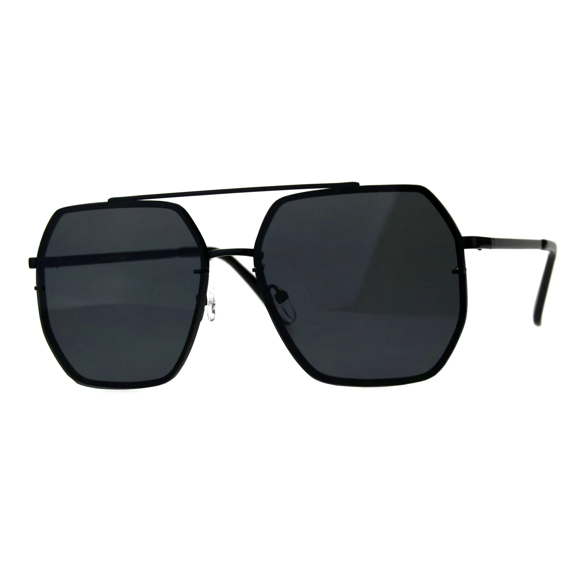Hepta-Square Pilot Sunglasses